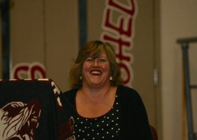 Sara at Juneau-Douglas High School celebration